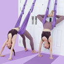 Adjustable Aerial Yoga Strap Hammock Swing Stretching Anti-gravity Inversion Exercises Multilayer Belt Yoga Flexibility Trainer