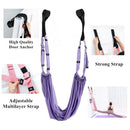 Adjustable Aerial Yoga Strap Hammock Swing Stretching Anti-gravity Inversion Exercises Multilayer Belt Yoga Flexibility Trainer