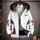 Men's Patchwork Hooded Jacket