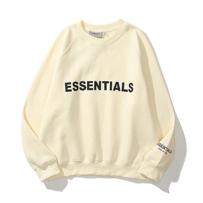 Unisex Essentials Sweatshirt Print Oversize Pullover