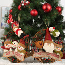 Christmas Ornaments Snowman Elk Cane Wreath