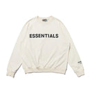 ESSENTIALS Reflective Three Dimensional Letter Crew Neck Sweatshirt