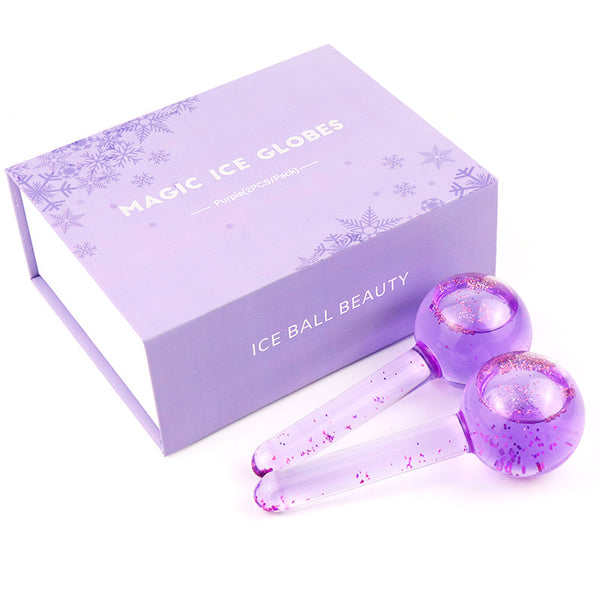 Purple Crystal Energy Beauty Ice Wave Ball
