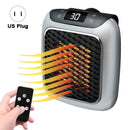 Electric Wall Heater Mini Portable Plug-in Personal Space Warmer for Indoor Camp