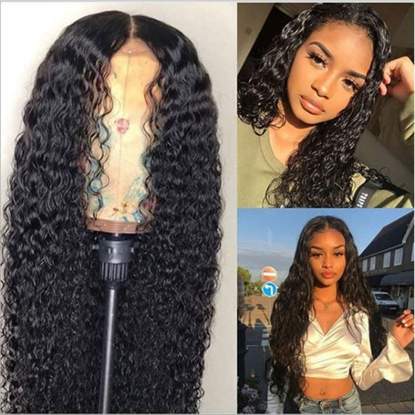 Ladies Mid-length Curly Wig Headgear Small Curly Hair Wavy African Wigs