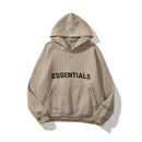 Essentials Hoodie Sweatshirt Reflective Letter Print Sweatshirt