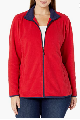 New arrival Women's Classic-Fit Long-Sleeve Full-Zip Polar Soft Fleece Jacket