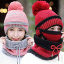 3PCS Womens Winter Scarf Set