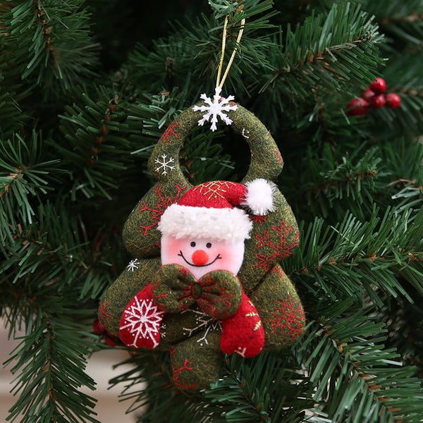 Christmas Decorations, Christmas Tree, Elk, Snowman Pendant