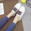 Shoes women's shoes 2021 spring new ladies canvas shoes student fashion casual flat pedal ankle canvas shoes