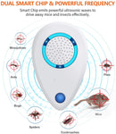Ultrasonic Insect Repellent 4 Packs, Electronic Plug-in Insect Repellent, Ultrasonic Indoor Insect Repellent