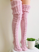 OVER KNEE KNITTED SOCKS