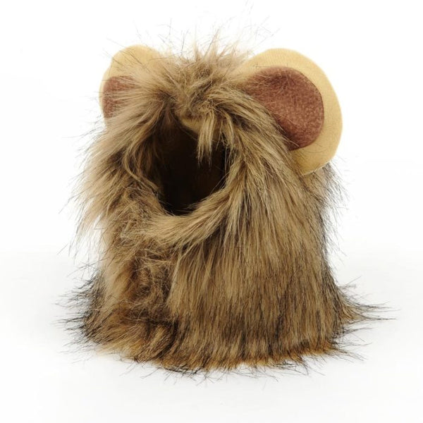 Cat Wig Cute Lion Headgear Pet Hat