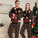 Xmas Family Matching Pajamas Set Christmas Tree Santa Deer Print Adult Kids Pjs