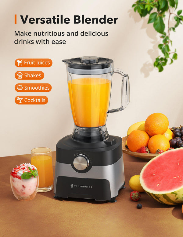Food Processor and Blender Combo, 600W 9-Cup Food Processor