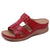 Vintage Wedge Platform Slip-On Ladies Sandals