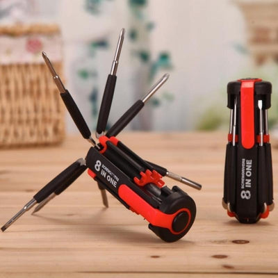 8 Screwdrivers in 1 Tool with Worklight and Flashlight