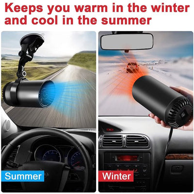 Car Heater Cup Shape 12V Hot Air Blower Electric Fan