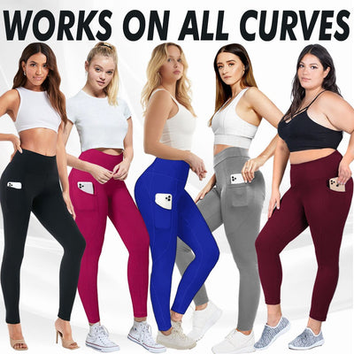 Align High Waist Stretch Tummy Booty Slimming Butt Lift Plus-Size Leggings with Pockets