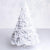 Artificial Hinged Pine Snow-flocked Christmas Tree with Metal Stand