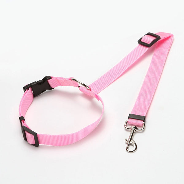 Adjustable Car Seat Belt Harness Leash Puppy Seat-belt Travel Clip Strap Leads