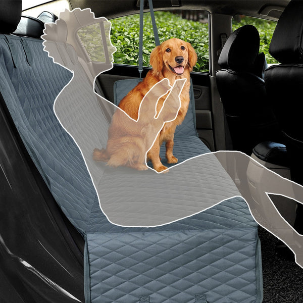 Waterproof Hammock Car Rear Back Seat Protector Mat Safety Carrier For Dogs