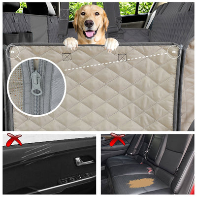 Waterproof Hammock Car Rear Back Seat Protector Mat Safety Carrier For Dogs