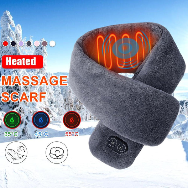 Plush Heated Massage Winter Collar USB Scarf