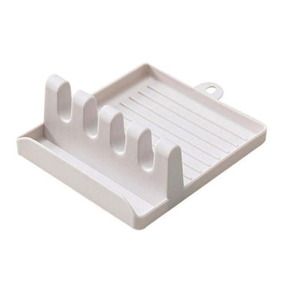 Meijuner Multifunctional Spatula Rack Household Spoon Mat Kitchen Storage Plastic Pot Cover Rack Holder