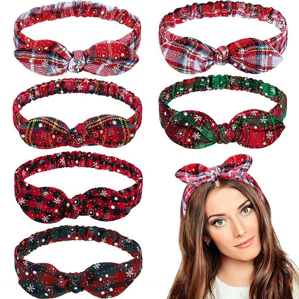 Christmas Grid Headband