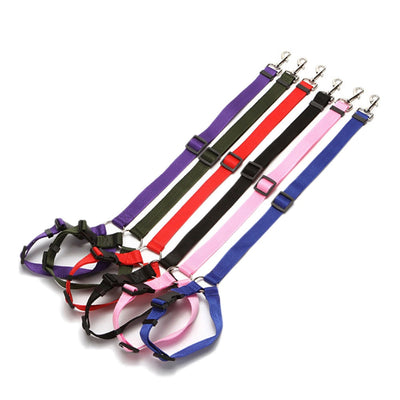 Adjustable Car Seat Belt Harness Leash Puppy Seat-belt Travel Clip Strap Leads