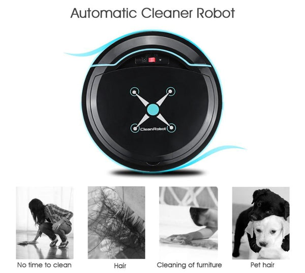 Robot Vacuum Cleaner And Mop Automatic For Floor Auto Sweeper Remote