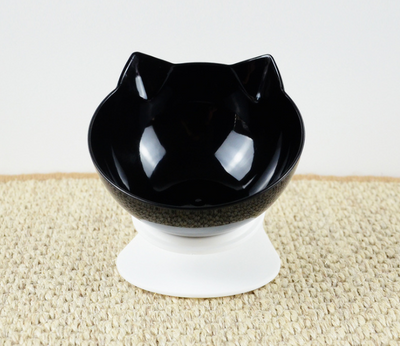 Anti-vomiting orthopaedic cat bowl