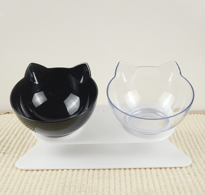 Anti-vomiting orthopaedic cat bowl