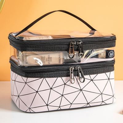 Double-layer Clear Travel Cosmetic Bag™