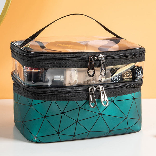 Double-layer Clear Travel Cosmetic Bag™
