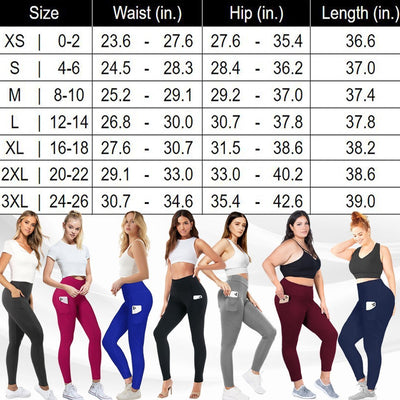 Align High Waist Stretch Tummy Booty Slimming Butt Lift Plus-Size Leggings with Pockets