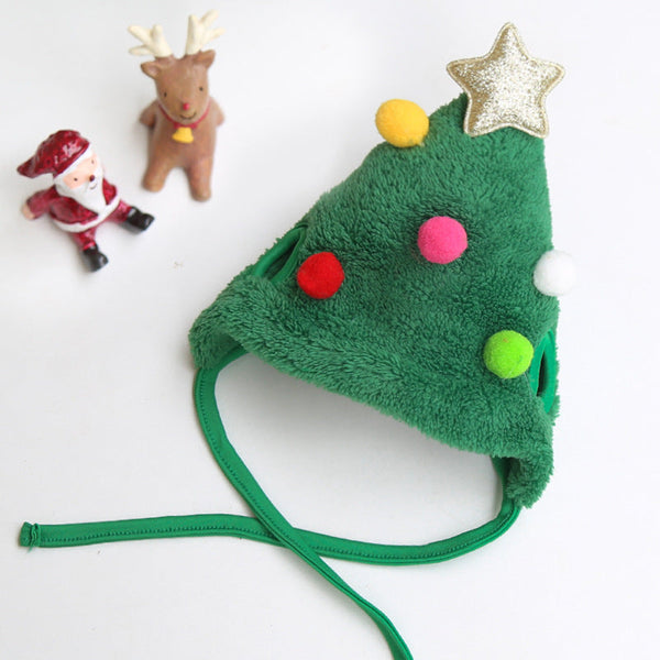Christmas Pet Hat Saliva Towel Pet Costume