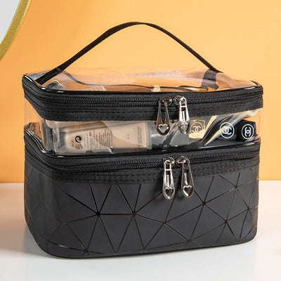 Double-layer Clear Travel Cosmetic Bag™