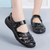 2022 Women's Summer School Comfortable Flat Sandals, Premium Leather Orthopedic Sandals,
