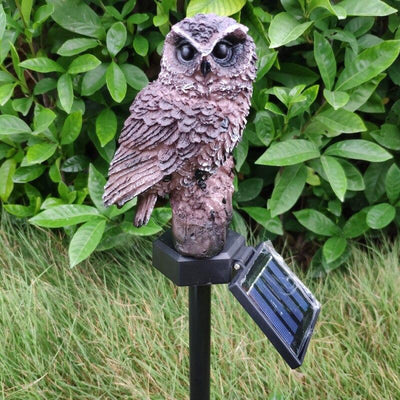 Waterproof IP65 Solar Garden Lights Owl SquirrelOrnament Animal Bird Outdoor LED Path Lawn Yard Garden Lamps Animal Decor