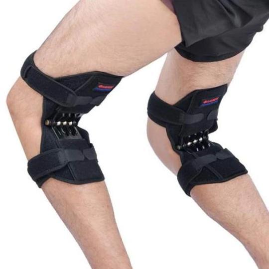 Anti-Gravity Spring Loaded Knee Brace Support - Power Knee Stabilizer Pads