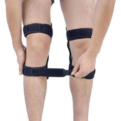 Anti-Gravity Spring Loaded Knee Brace Support - Power Knee Stabilizer Pads