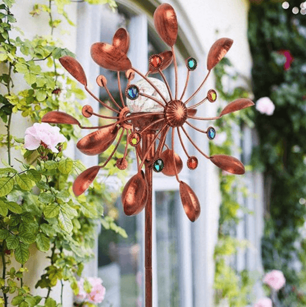 Antique Solar Powered Wind Chime