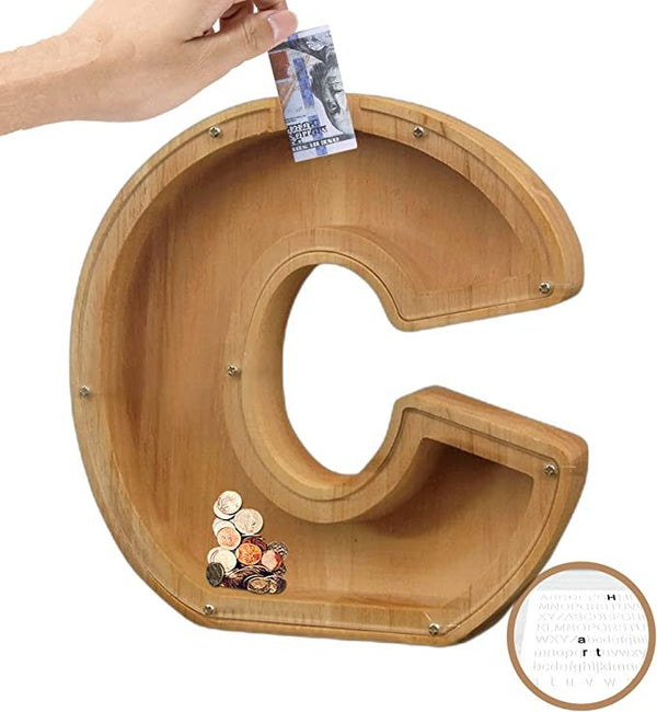 Piggy Bank-Wood Gift For Kids