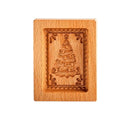 Wood Patterned Cookie Cutter - Embossing Mold For Cookies
