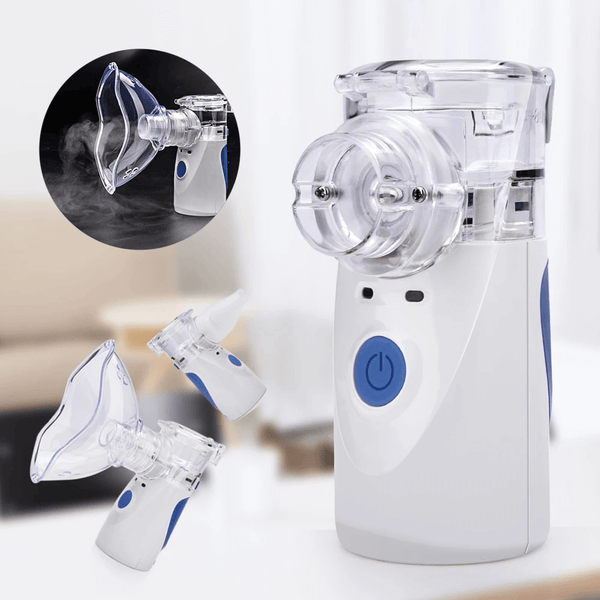 AidPure Portable Nebulizer Inhaler,Handheld Nebulizer of Cool Mist, Small Nebulizer with Two Modes for Breathing Problems