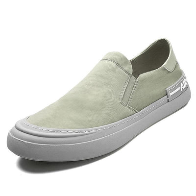 Summer Ice Silk Cloth Shoes Fashion Men's Driving Shoes