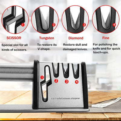 4 in 1 knife sharpener