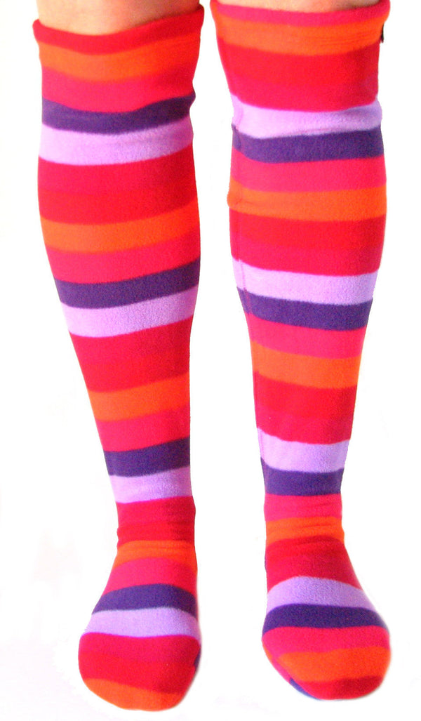Over-the-Knee Fleece Socks - Jellybean